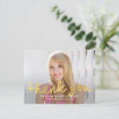 Carte postale Merci de graduation fièrement brossé (Debout devant)