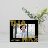 Carte postale Merci de graduation géométrique mode (Debout devant)