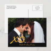 Carte Postale Merci de Hugs & Kisses (Devant / Derrière)