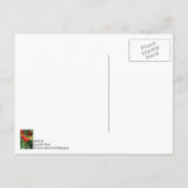 Carte postale Merci de jardin de Tulip texturé (Dos)
