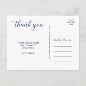 Carte Postale Merci de jardin romantique (Dos)