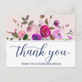 Carte Postale Merci de jardin romantique (Devant)