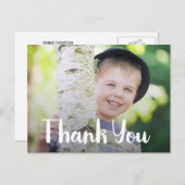 Carte postale Merci de la fête d'anniversaire de l (Devant / Derrière)