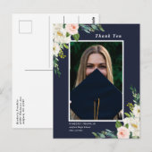 Carte postale Merci de la photo de la graduation f (Devant / Derrière)