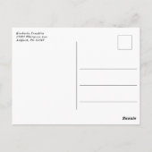 Carte postale Merci de la photo de la graduation f (Dos)