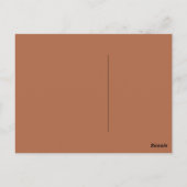 Carte Postale Merci de lavage à l'aquarelle douce (Dos)