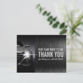 Carte postale Merci de l'entreprise automobile de (Debout devant)