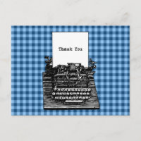 Merci de machine à écrire vintage