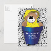 Carte Postale Merci De M'Aider À Grandir (Devant / Derrière)