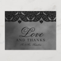 Merci de Mariage de dentelle gothique médiévale