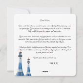 Carte postale Merci de mariage de plage (Dos)