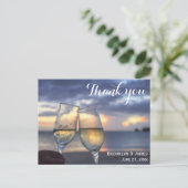 Carte postale Merci de mariage de plage (Debout devant)