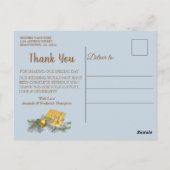 Carte postale Merci de Noël blanc (Dos)