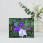 Carte Postale Merci de Petunias (Debout devant)