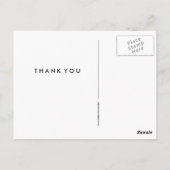 Carte Postale Merci de porc de Guinée mignonne (Dos)