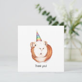 Carte postale Merci de porc de la Guinée Party (Debout devant)