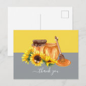 Carte postale Merci de qualité de miel (Devant / Derrière)