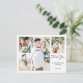 Carte postale Merci de quatre photos blanc (Debout devant)