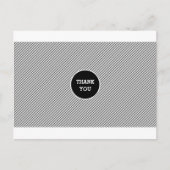 Carte postale Merci de rayures modernes (Devant)