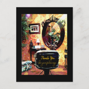 Carte Postale Merci De Salon Pour Votre Patronage