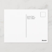 Carte Postale Merci de tournesol aquarelle (Dos)