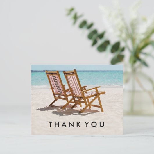 Carte Postale Merci de transats (Debout devant)