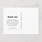 Carte postale Merci de trois diplômes photo (Dos)