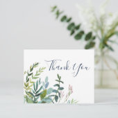 Carte postale Merci de verdure estivale (Debout devant)