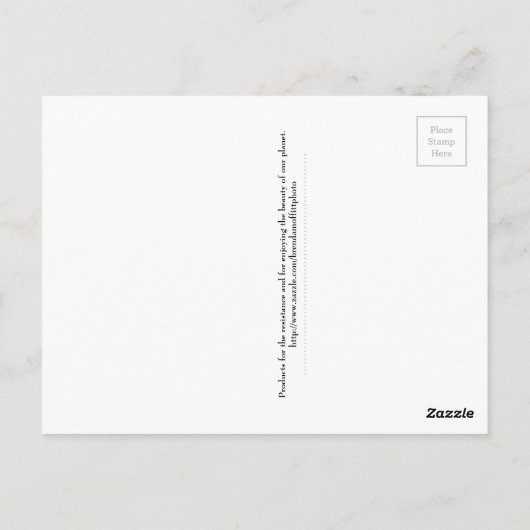 Carte Postale Merci de vous être tenu debout pour les personnes (Dos)