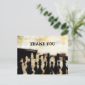 Carte Postale Merci d'échecs Grunge (Debout devant)