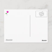 Carte Postale Merci d'éléphant rose mou (Dos)