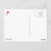 Carte Postale Merci d'éléphant rose mou (Dos)