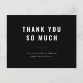 Carte postale Merci d'entreprise personnalisée (Devant)