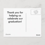 Carte Postale Merci des diplômes (Dos)