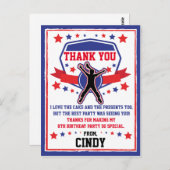 Carte Postale Merci des filles guerrières de Ninja (Devant / Derrière)