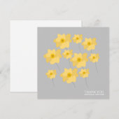 Carte postale Merci dessinée à la main avec coquel (Devant / Derrière)