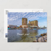 Carte postale Merci Destin Harbour Boardwalk (Devant / Derrière)