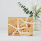 Carte postale Merci deux étoiles (Debout devant)