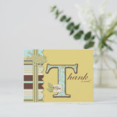 Carte Postale Merci d'impression de la grenouille et de la bande (Debout devant)