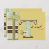 Carte Postale Merci d'impression de la grenouille et de la bande (Devant / Derrière)