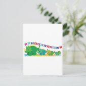 Carte Postale Merci Dinosaures mignon ! (Debout devant)