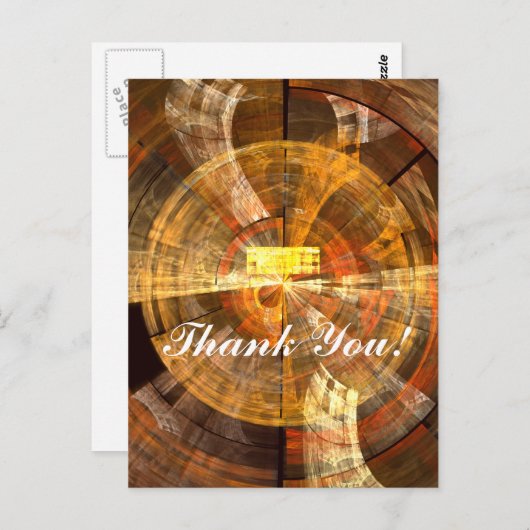 Carte postale Merci d'intégrité (Devant / Derrière)