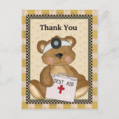 Carte postale Merci Doctor Bear (Devant)