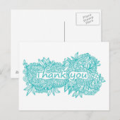 Carte Postale Merci doodle (Devant / Derrière)