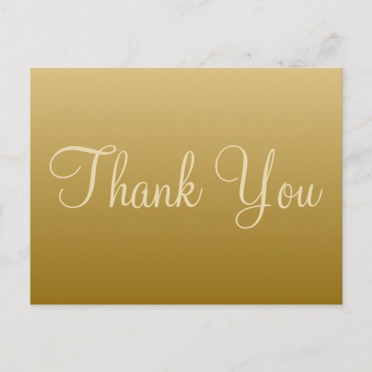 Carte postale Merci d'or (Devant)