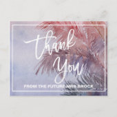 Carte Postale Merci du coucher de soleil tropical (Devant)