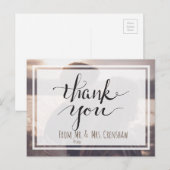 Carte Postale Merci du Nouveau M. et Mme. (Devant / Derrière)