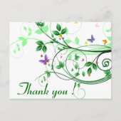 Carte Postale Merci du printemps (Devant)