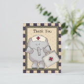 Carte postale Merci Elephant Nurse (Debout devant)