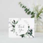 Carte postale Merci Emerald Greenery (Debout devant)